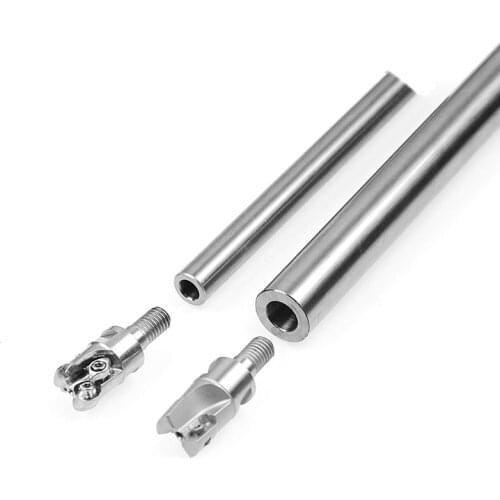 Carbide tungsten steel seismic arbor high precision strong seismic shank with internal thread M5 M6 M8 M10 milling cutte