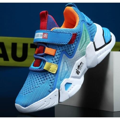 Boys Sneakers Kids Causal Shoes For Boys Shoes Children Sneakers Girls Shoes Mesh Rainbow Colorful tenis infantil menino 2020