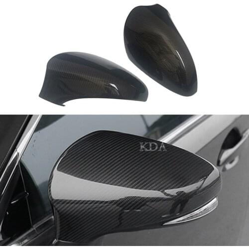 2pcs Auto Carbon Fiber Rear Mirror Cover Shell Cap Housing For LEXUS ES 2013-2017 IS 2013-2017 CT 2011-2018 LS 2013-2016 GS RC