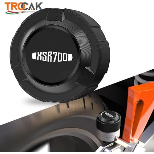 Motorcycle CNC Rear brake Fluid Cylinder Master Reservoir Cover Cap For Yamaha XSR700 XSR 700 MT-07 2016-2018 2019 2020