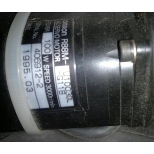 R88M-U10030L-G11B SERVO MOTOR , used in good condition . 80% appearance new , good working , free shipping
