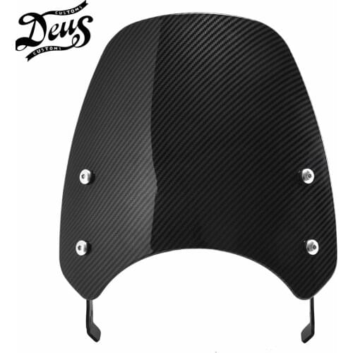 For Ducati Scrambler Classic Icon 2015 2016 2017 2018 2019 New Carbon Motorcycle Windscreen Windshield Wind Deflector Protection
