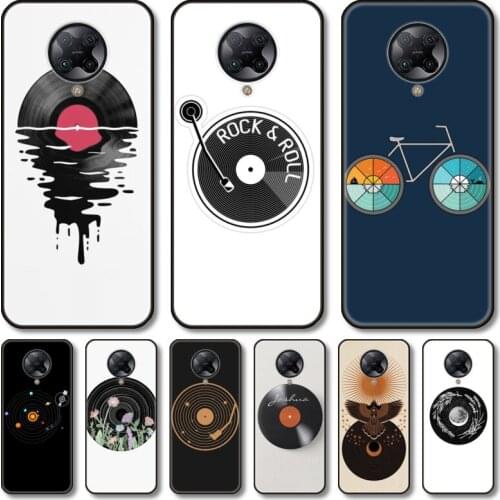 The disc S feeling Phone Case For xiaomi Poco M2 M3 C3 X3 F2 F3 Lite NFC Pro Anime Black Cover Silicone Back Pretty tpu