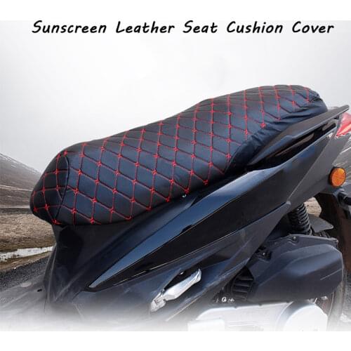Universal Motorcycle Accessories Leather Seat Cushion Cover 3D Sunscreen and Waterproof Protector Insulation Cushion Cover