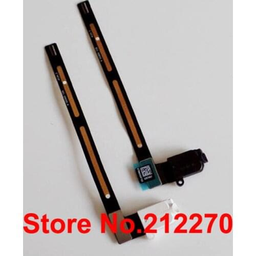 YUYOND 50pcs/lot Original New Headphone Jack Audio Flex Cable Ribbon Replacement Part for iPad Air 2 Black/White Wholesale