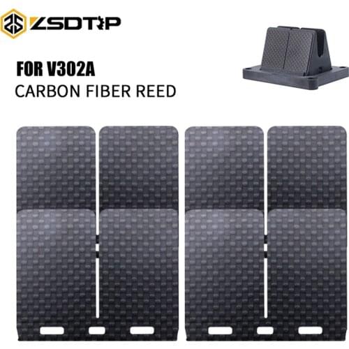ZSDTRP Motorcycle Carbon Fiber Reeds Valve For Yamaha YZ125 1995-2004 V302A Carbon Fiber Racing Intake Valve Reed Repair Kit