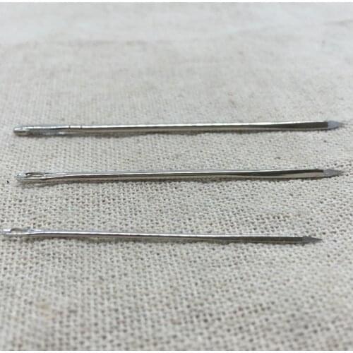 3Pcs Leathercraft DIY Leather Triangular Needles Leather fur Special Stainless Steel Shaped Pin Stitch Needlewor 7cm 5.8cm 4.8cm