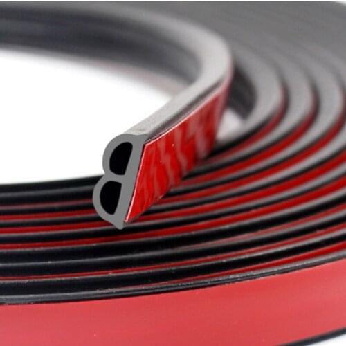 5M Car Door Seal Strips Stickers B Shape Weatherstraps Rubber Seals for Mercedes Benz A200 A180 B180 B200 CLA GLA AMG EINE B C E