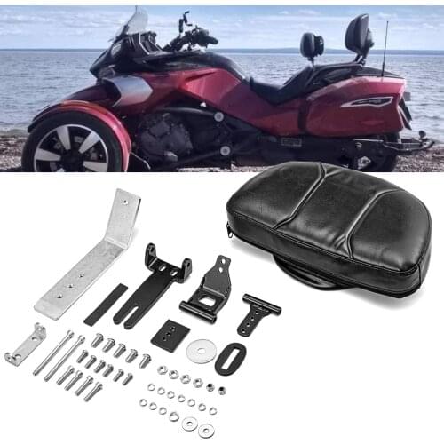 Motorcycle Accessories Quick Detach Mount Driver Backrest W / Pad Coated Black For Can-Am Spyder F3 F3-S F3-T LTD 2015-2021
