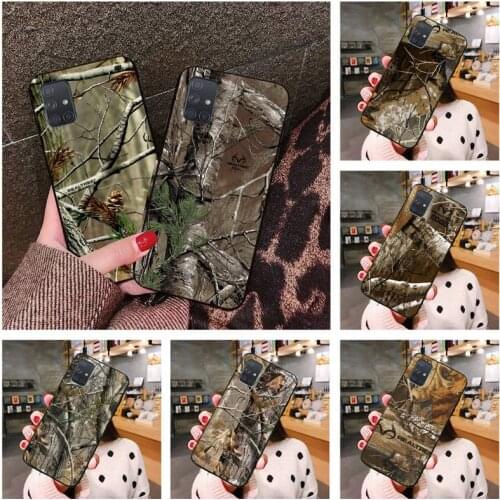 Realtree Real Tree Camo Phone Case For Samsung Galaxy A52 A21S A01 A11 A31 A81 A10 A20E A30 A40 A50 A70 A80 A71 A51 5G