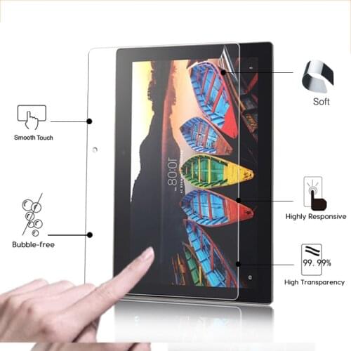 High Clear Glossy screen protector film For Lenovo TAB3 10 Business TB3-X70F 10.1" tablet HD lcd screen protective cover+ tools