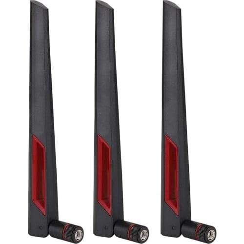 Hot High Gain Router Antenna SMA 8DBi 2.4G/5.8G Dual Band Antenna WiFi Router Adapter for ASUS AC68U/AC88U/AC66U 3PCS