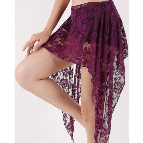 2019 The new Lace skirts practice belly dance clothing belly dance hip towel towel waist hip belt training clothes