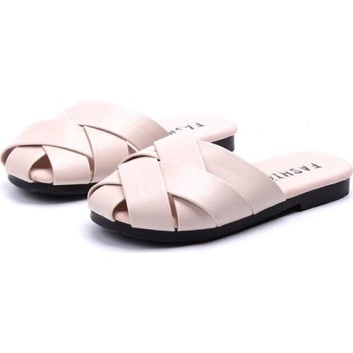 Summer new childrens slippers flat bottom soft bottom non-slip outdoor fashion big boys and girls sandals and slippers