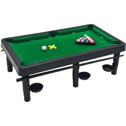 Mini Tabletop Pool Table Desktop Billiards Set Home and Office Desktop Billiards Game Home Party Games Education Toys