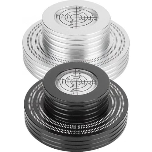 100%Brand New High Quality Improving Acoustic Quality Aluminum Record Stabilizer Turntable Bubble Level LP Vinyl Disc Stabilizer