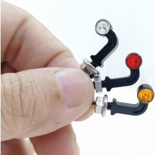 New 1/14 Rc Trucks Body Signal Lights For Tamiya Tractor Scania Truck R620 FH16 56360 MAN TGX Remote Control Car Parts 2pcs/Pair
