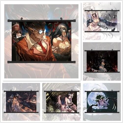 Overlord Albedo Anime Manga HD Print Wall Poster Scroll