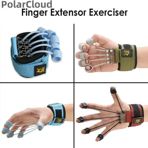 Professional Hand Gripper Finger Expander Finger Trainer Finger Exerciser Resistance Bands Fitness Finger Force Grip Device
