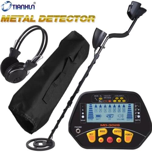 MD3028 Adjustable Metal Detector Underground Professional Gold Finder LCD Treasure Hunter Handheld Gold Digger Finder Sensitivit