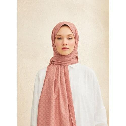 Salland Ruby Powder Color Shawl Trend Fashion Womens Headscarf Scarf Shawl Scarf All Seasons Comfortable Wear Shawl Easy to Shape Flexible Anti-Wrinkle Quality Cotton Fabric Hijab Clothing Accessory RUPUI-00001