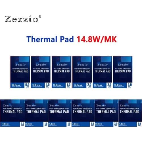 Zezzio thermal pad 14.8W/MK suitable for CPU GPU motherboard mining RAM multi-functional high-performance thermal silicone pad