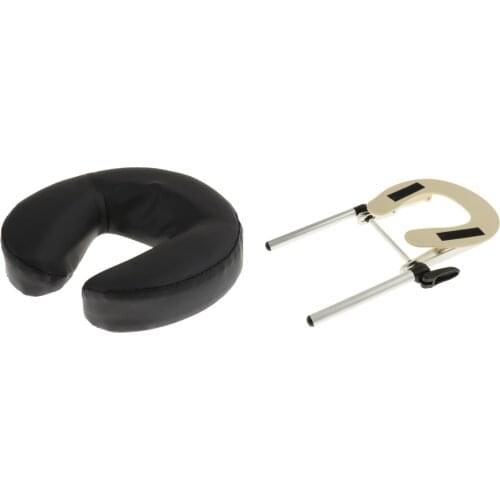 2pcs Salon Massage Tool Universal Face Cradle for Massage Table Bed+ Face Cradle Pillow Set for Home Salon SPA