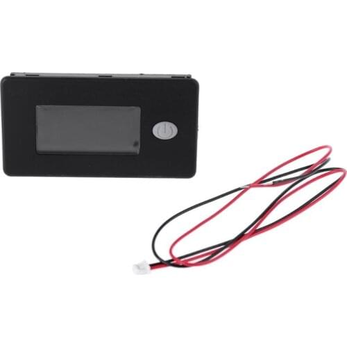 Univerisal Battery Capacity Indicator 12V 24V 36V 48V 60V 72V 10-100V Li-ion Lifepo4 Lead acid Battery Monitor with temperature