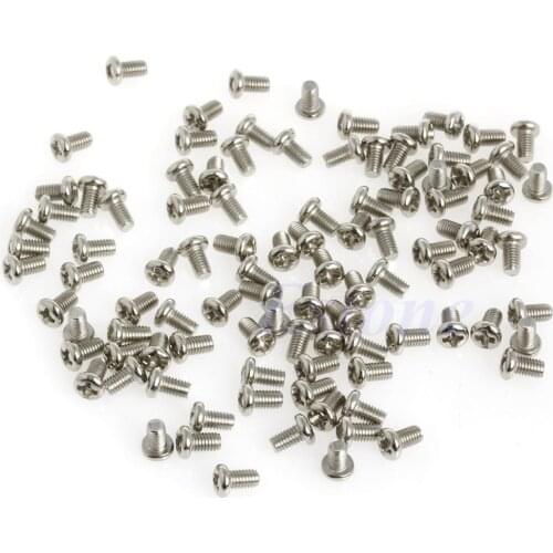 100Pcs M3x5mm Pan Head Screw For 2.5" HDD SSD DVD-ROM Motherboard New