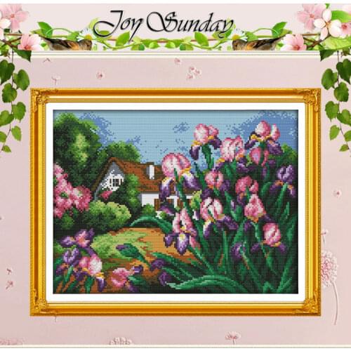 Tulip Home Patterns Counted Cross Stitch 11CT 14CT Cross Stitch Sets Wholesale Scenery Cross-stitch Kits Embroidery Needlework