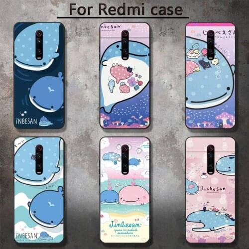 Japan kawaii whale Jinbesan Phone Case For Redmi 9A 6 4X 7 7A 8 GO K20 K30 K30pro Note 4 4X 5 5A 6 6 Pro 7 8 K30 8pro K30