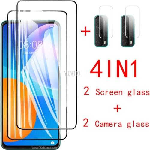 Protector glass For Huawei P Smart 2021 Screen Protectors Camera Lens Film hawei p smart2021 psmart PPA-LX2 protective glas