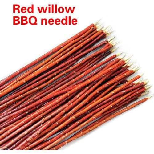 Healthy natural red willow Wooden Skewers Grill Party Kabob Wood Sticks Camping Barbecue Accessories Cooking BBQ Tools