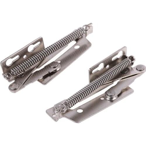 2pcs/set 80 Degree Sprung Hinges Cabinet Door Lift Up Stay Flap Top Support Kitchen Cabinet Wholesale