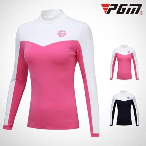 2020 Women Warm Golf T-Shirt Autumn Winter Long Sleeved Training T-Shirt Ladies O-neck Slimming Fitness Tops D0497