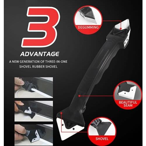 3 in1 Silicone Remover Sealant Smooth Scraper Caulk Finisher Grout Kit Tools Floor Mould Removal Hand Tools Set Accessories