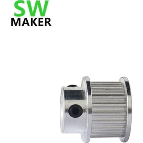 3GT synchronous pulley belt pulley GT3 synchronous pulley BF-type 20 teeth Width 10mm 3D printer accessories