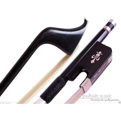 4/4 Cello Bow Carbon fiber Round Stick Ebony High Quality 1pcs #DT-052
