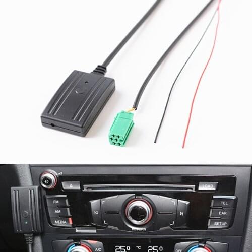 Car Bluetooth Microphone Phone Call Handsfree Kit Music AUX-IN Audio Adapter For Renault 2005-2011
