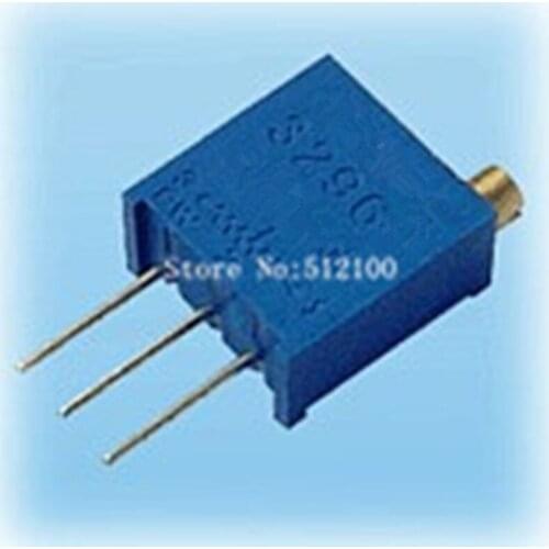 Freeshipping 100pcs/lot potentiometer 502 5K 503 50K 504 500K Ohms 3296 3296w-502 trimmer potentiometer pot resistors
