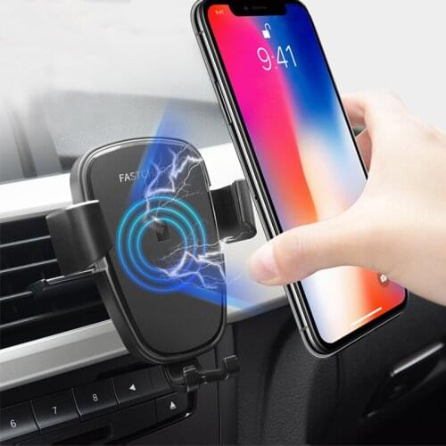 Qi Wireless Charger For Umidigi Z2 Pro One Max Leagoo S10 Panasonic Eluga X1 Pro Fast Charging Pad Case Car Mount Phone Holder