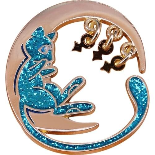 Shiny Mew Moon Badge Lovely Gamers Accessory