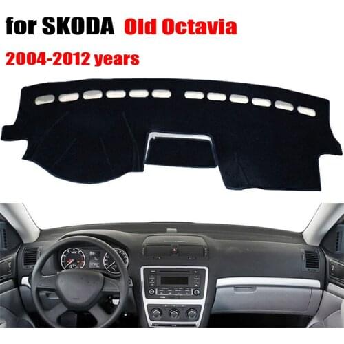 Car dashboard covers mat for SKODA Old Octavia 2004 to 2012 Left hand drive dashmat pad dash covers dashboard accessories