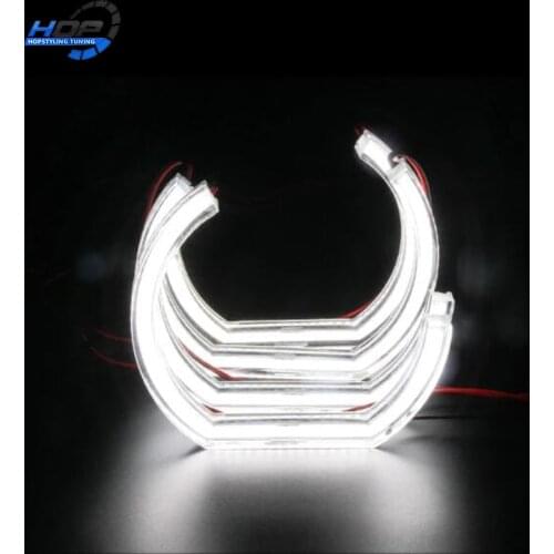 For BMW Dual Color White Amber SMD LED Crystal Angel Eyes Halo Ring E90 E92 E93 E91 F30 F31 E60 E82 E87 M5