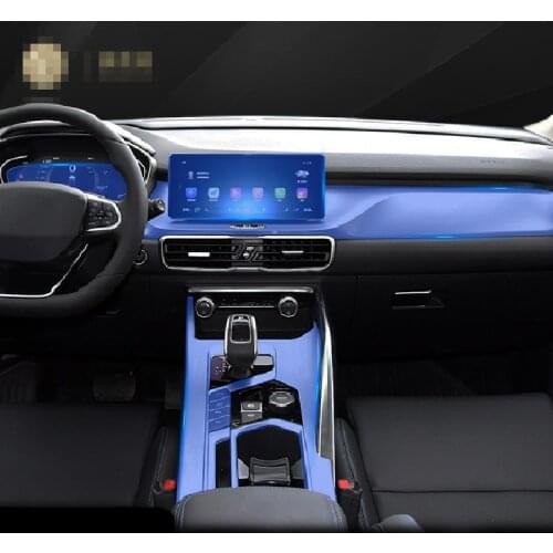 For Geely Coolray Escape SX11 2018-2020Car Interior Center console Transparent TPU Protective film Anti-scratch Accessories Refi