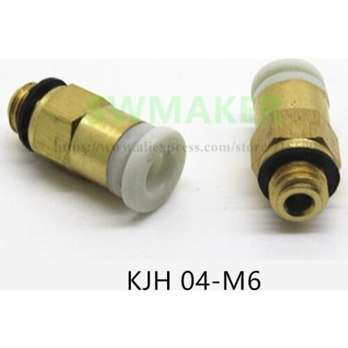SWMAKER Reprap bowden extruder One-touch fittings 4*2 mm M6 threaded for 1.75 mm filament for 3D printer parts top quality
