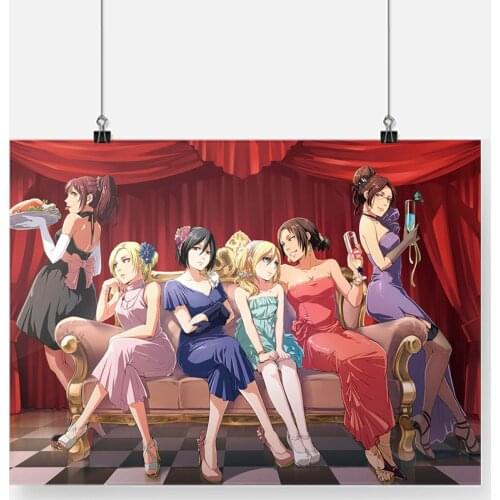 Annie Christa Renz Hange Zoe Mikasa Sasha Braus Ymir Attack on Titan Anime Decoration Canvas Painting Wall Art Posters Prints