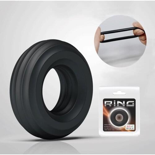 Penis Rings Cock Rings Male Cockring Silicone Tire Type Adults Products Delay Ejaculation Sex Toys For Men Intimate Goods