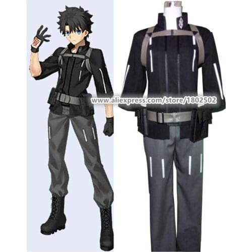Anime Fate/Grand Order Master Protagonist Gudako Ritsuka Fujimaru Cosplay Costume Halloween Uniform Full Set