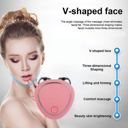 Face Massager Micro-Current Lifting And Firming Beauty Slimming Burning Massag Face-lifting Vibration Instrument Fat Instru H4J5